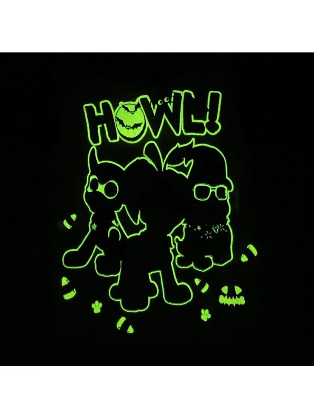 NEW Nickelodeon Paw Patrol 12M Baby Glow in the Dark Dog Howl Halloween Pajamas